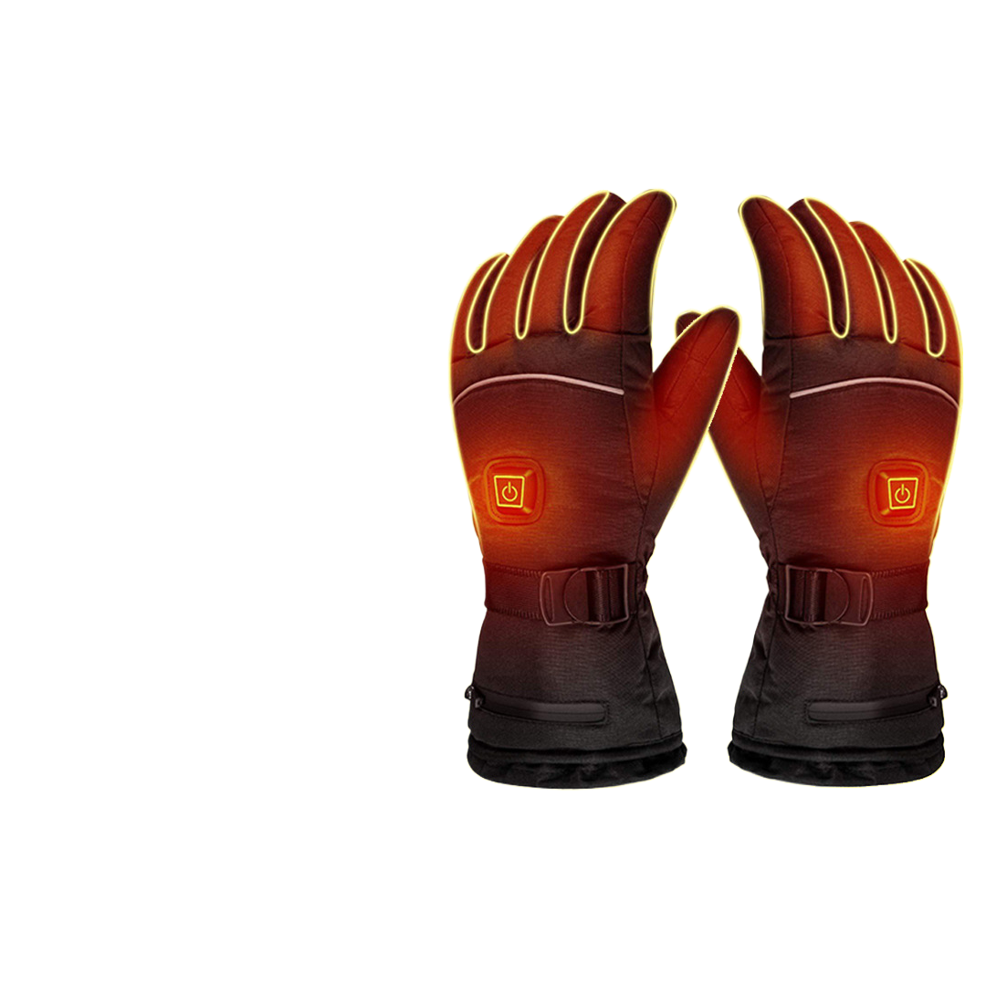 Charging heated cycling gloves