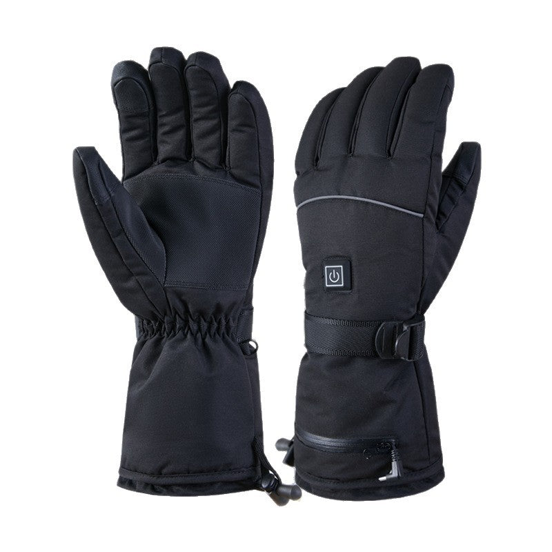 Charging heated cycling gloves