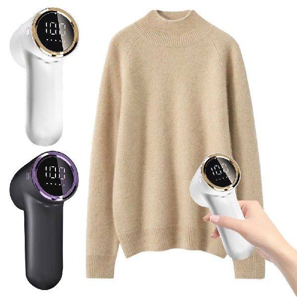 Digital display lint remover for clothes